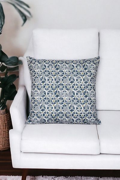ÖZENEV 43X43 cm Patterned Dirty Case Decorative Ethnic İkat Damask