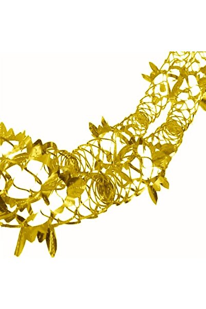 Partioutlet Gold Ikili Metalize Uzayan Süs 2 Metre