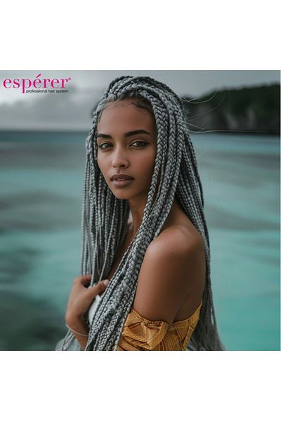 X-Pression Dark Grey Hair X Pression 100 Gr. - Synthetic Braid
