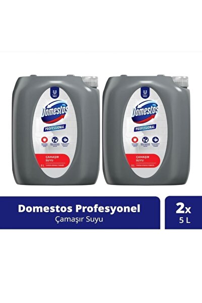 Domestos Yoğun kıvamlı çamaşır suyu 2’li 5+5=10 lt