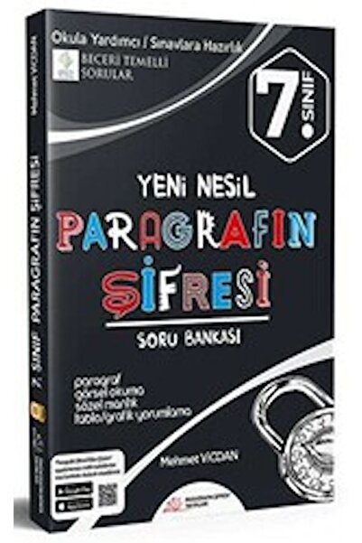 Paragrafın Şifresi Yayıncılık 7. SINIF YENİ NESİL PARAGRAFIN ŞİFRESİ SORU BAN...