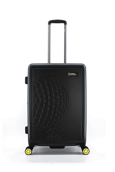 NATIONAL GEOGRAPHIC Globe Medium Check-In Luggage Suitcase Black
