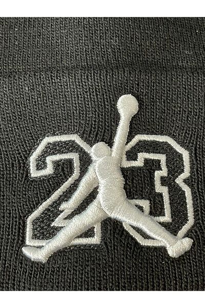 hamze Унисекс Jumpman бродирана гъвкава акрилна зимна шапка