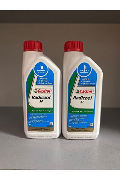 CASTROL 2024 TARİHLİ Radicool Sf Kırmızı Antifriz 1 Litre-2 ADET