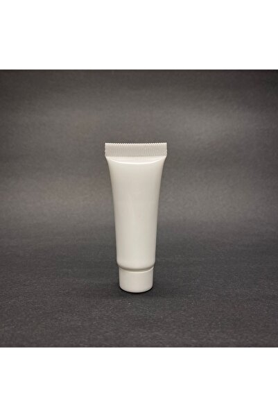 Pause Art Home KOZMETİK İÇİN PARLAK BEYAZ BOŞ KREM TÜPÜ KAPAKLI - 10 ML - MER...