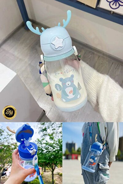 Snow Homs زجاجة مياه كاواي دير موديل خالية من مادة BPA