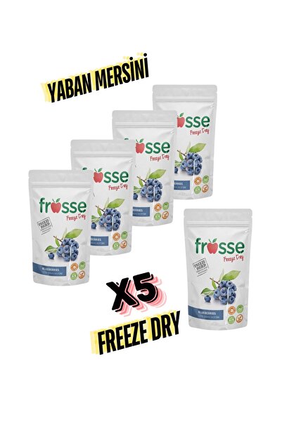 frosse توت مجفف بالتجميد، شركة إنتاج الخبز التركي 30 جرام × 5 عبوات
