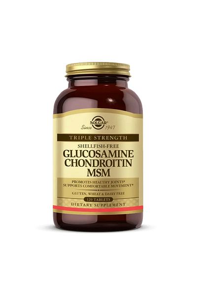 Solgar 120 Tablets Glucosamine Chondroitin Msm - Comfortable Tabeletti