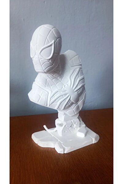 HobiHub Örümcek Adam Masaüstü Dekoratif Büs Spiderman Büst 10 CM