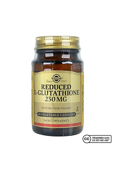 Solgar Reduced L-Glutathione 250 Mg 30 Kapsül - AROMASIZ