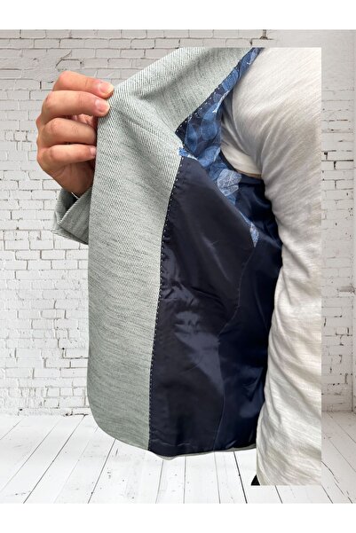 Luisero Ανδρικό αθλητικό μπουφάν με πράσινη υφή Vad 1412