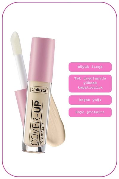 Callista Cover Up Concealer Göz Altı Kapatıcısı 01 Çok Açık