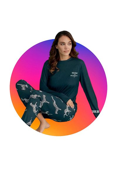 Mihra Mihran Femei - Set Pijama Termica Personalitate