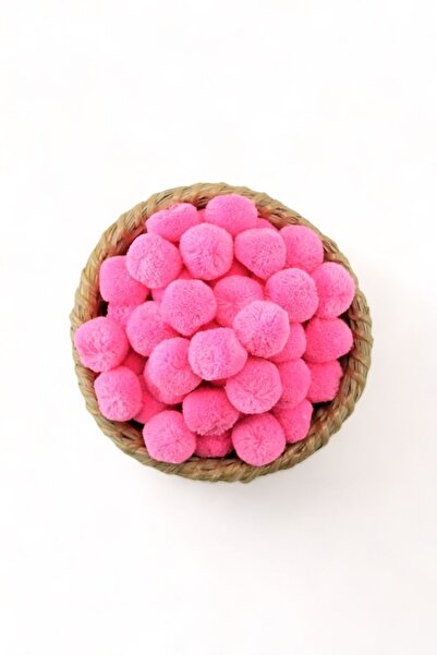 Kalben Kumaş 50 قطعة من الصوف الوردي بعرض 2 سم