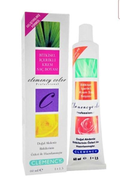 Clemency Bitki Içerikli Tüp Boya 5.35 Çikolata Kahve