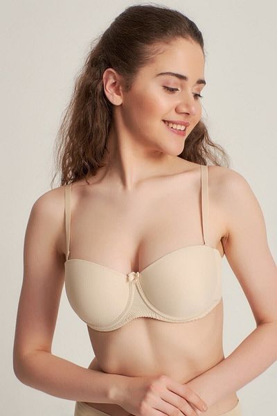 NBB 350620   Σουτιέν με στράπλες με επένδυση Skin New Season (1 Οικονομικό)
