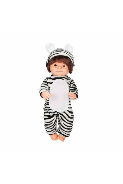 26236  ZEBRA MODEL ANIMAL COSTUME REDHEAD 40 CM DOLL MEAT DOLL DOLL