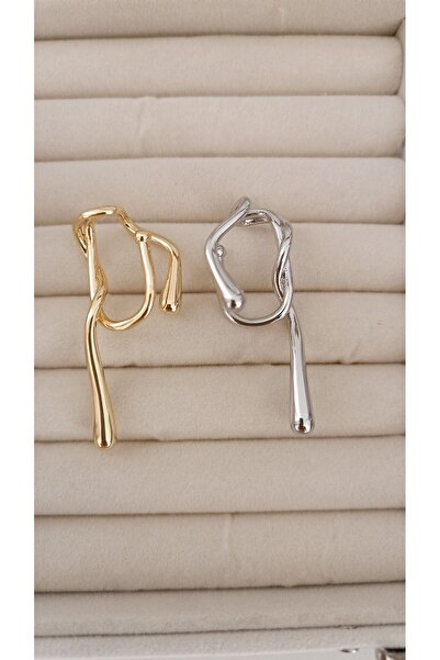 GÜRLER Gold Earcuff Kıkırdak Küpe