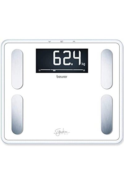 Beurer Yok Bf410xxlw Dijital Yağ Ölçer Baskül Beyaz Resmi Distribütör Garanti...