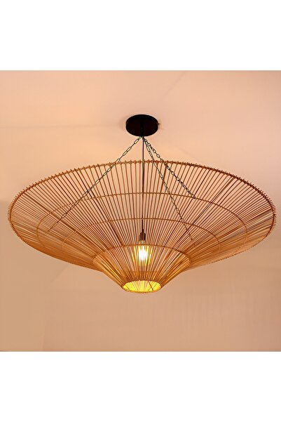 VİSENTE HOME Rattan Avize Dev Avize