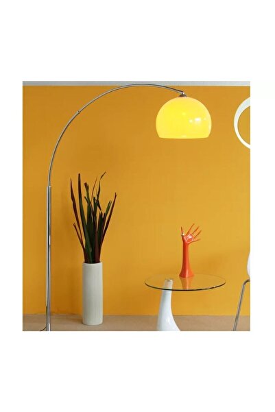 Genel Markalar Deve Boynu Lambader Turuncu Metal Başlıklı-krom