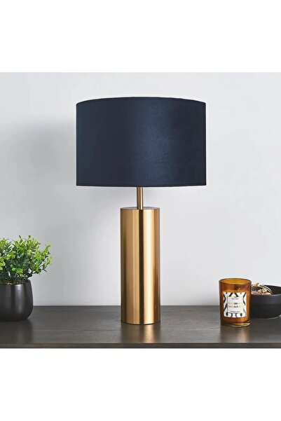 PARMA TASARIM Lacivert Başlıklı Modern Abajur