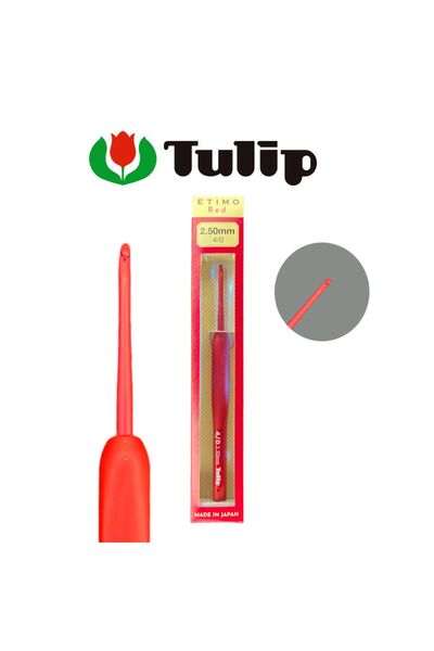 ŞENELYÜN Tulip Etimo Red Needle No: 2.50 mm (4/0), Made in Japan