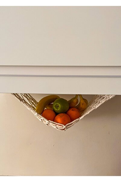 HANIMEFENDY Makrome El Yapımı Meyve & Sebze Hamağı – 30x45 Cm