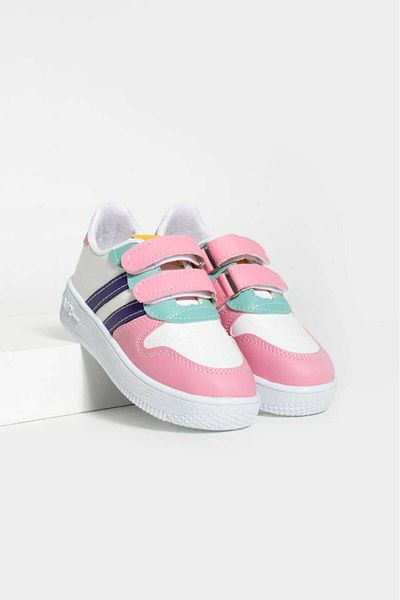 GAK RUN Pantofi sport unisex pentru copii, cu velcro, confortabili de zi cu zi GAK-Child PINK PURPLE