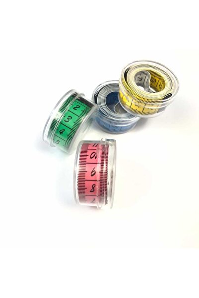 Genel Markalar Mezura 150cm Koruma Kapaklı Terzi Mezurası Renkli – Dikiş Makinesi Aksesuarı