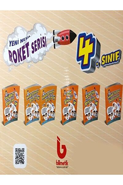 BİLİMETİK YAYINLARI 4.SINIF ROKET SERİSİ ( 6 Kitap ) BİLİMETİK YAYINLARI