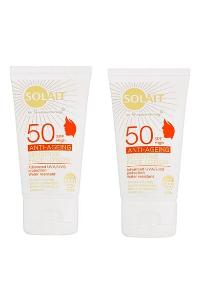 Solait Solaıt Anti Aging Sunscreen Spf 50 2 Pieces
