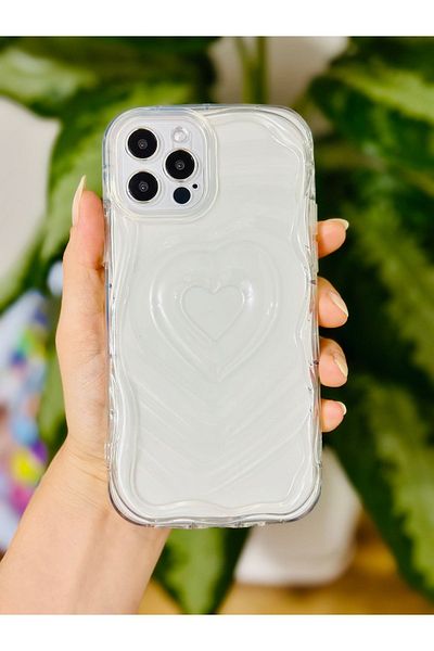 Go Aksesuar حافظة سيليكون ثلاثية الأبعاد متوافقة مع iPhone 12 و12 pro
