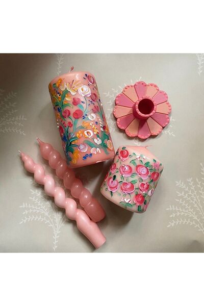 STUDIO SOI CANDLE&MORE Blok Mum/ Şamdan Seti