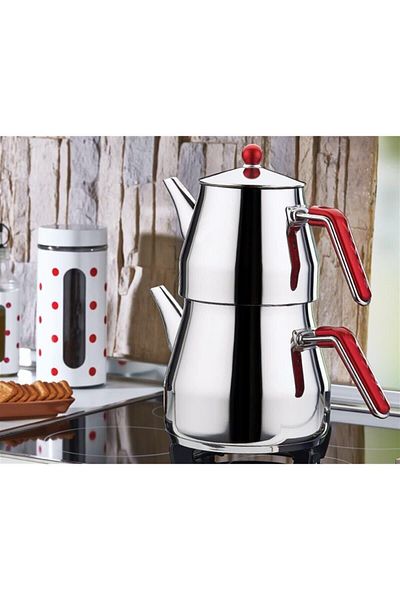 Kahramanlar Prism Teapot Set Maxi Size