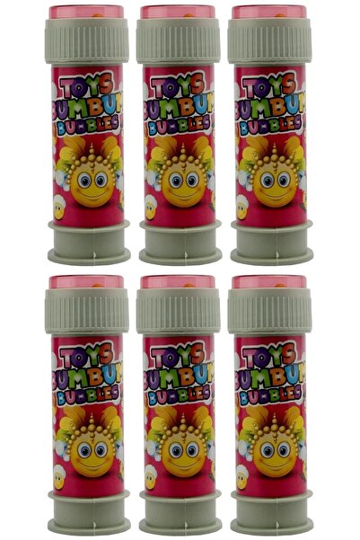 TOYS BUMBUM Üflemeli Köpük Baloncuk Nostaljik Eğlenceli 6 adet
