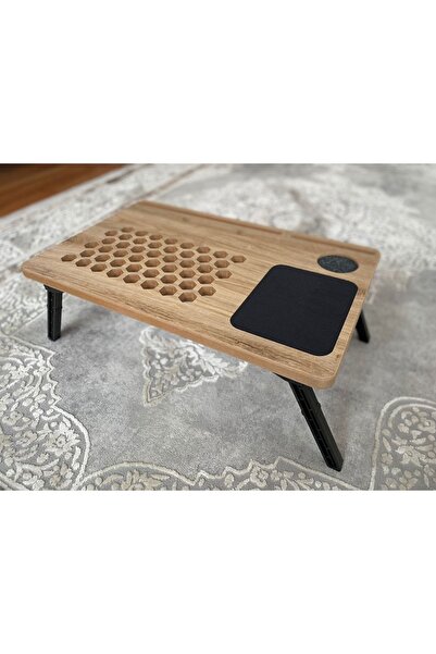 Genel Markalar Varje Tablet Ve Telefon Bölmeli Katlanır Ayaklı Laptop, Notebook, Bilgisar Sehpası Ve Çalışma Masası