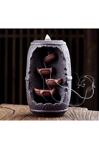 ShowArt Hediyelik Fıçı Modeli Geriakış Şelale Tütsülük