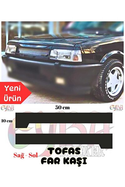 EYBA STİCKER Tofaş far kaşı sağ-sol 2 adet