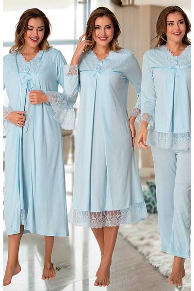 Effortt Blue Maternity Set 7046