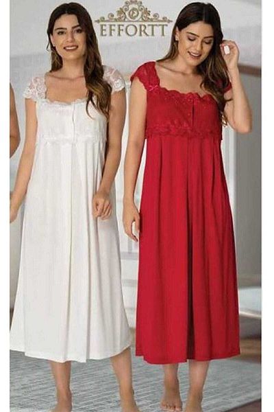 Effort Pijama قميص نوم للحوامل Efforrt أحمر 2304