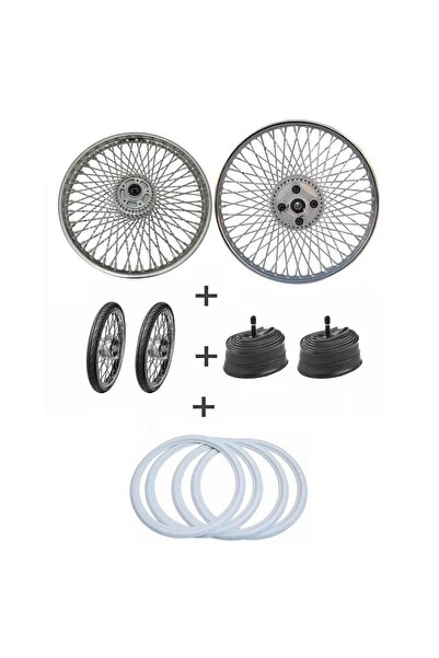 monero Cg 17-18 72 Tel Burgulu Jant Lastik Yanak Seti (Jantlar Disk Uyumlu)