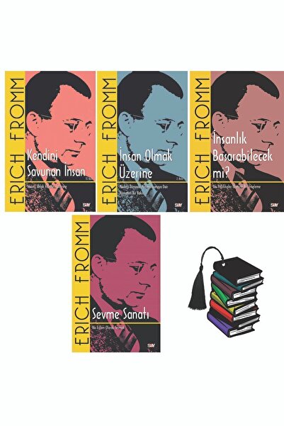 Say Yayınları Erich Fromm - Kendini Savunan Insan - Insan Olmak Üzerine - Insanlık Başarabilecekmi - Sevme Sanatı