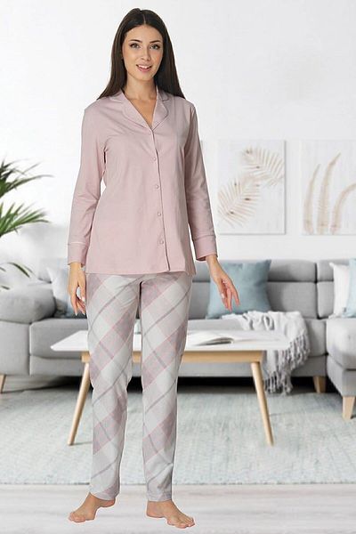 ByLohusa Effortt Powder Front Buttoned Maternity Pajamas