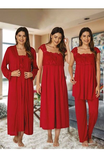 Effortt 2305-f Dressing Gown Nightgown Pajamas
