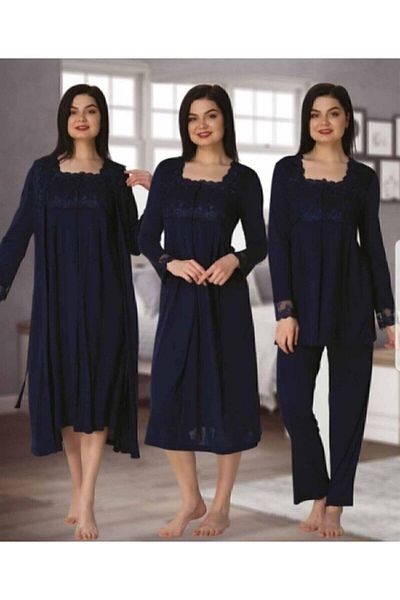 Effortt Navy Blue Maternity Set 2405