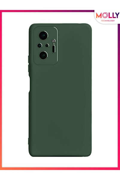 Molly Xiaomi Redmi Note 10 Pro Için Kaktüs Liquid Içi Kadife Silikon Kılıf