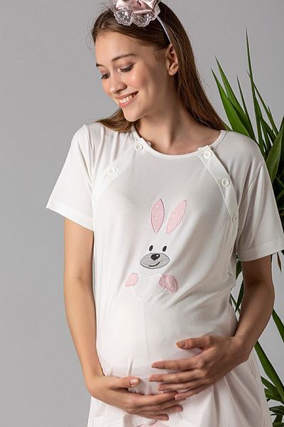ByLohusa Effortt Pink Maternity Pajama Set