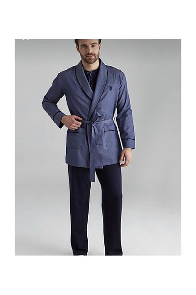 U.S. Polo Assn. Set pijamale și pantaloni scurți pentru bărbați - mâneci lungi și scurte, inclusiv rochie de dormit