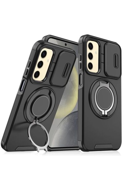 Deppo Trend حافظة متوافقة مع هاتف Samsung Galaxy S25/s24 مع حماية للكاميرا وق...